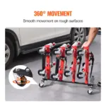 Heavy-Duty Car Dolly Storage Rack with 360° Swivel Casters, 4-Dolly Capacity 5 63214 a4cea3