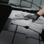 Grey Microfiber Car Wash Towel 16 x 16 in, 320GSM Reusable Cleaning Cloth 3 63357-6d1bb9.webp