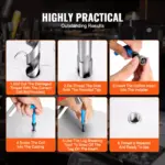 Complete Helicoil Thread Repair Kit SAE & Metric Rethreading Tool Set 6 63454 63886b