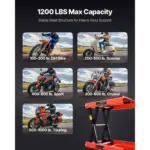 1200 lb Heavy-Duty Motorcycle Lift Scissor Jack with Wide Non-Slip Deck 8 63582 e4f7be