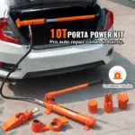10 Ton Hydraulic Porta Power Auto Body Frame Repair Kit 4 63675 39560b