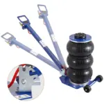 3 Ton Triple Bag Pneumatic Air Jack with Wheels & Long Handle 8 63687 79e749