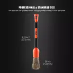5-Material Car Detailing Brush Set with Elbow Adapter for Interior & Wheels 9 63733 eb87ce