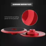 5" Aluminum Backing Plate for Rotary Polishers with M14 Thread 5 63786 0f1960