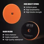 Heavy Cut Foam Polishing Pad Set 5" Orange for Car Buffers 5 63849 88b2b0
