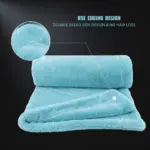 Premium 1100GSM Microfiber Car Drying Towel Double-Twist Loop Scratch-Free Cloth 7 63881 13b800