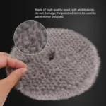 Light Cutting Wool Polishing Pad for Dual Action & Rotary Polishers 8 63959 544a12