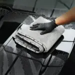 Super Absorbent 900 GSM Gray Microfiber Car Drying Towel 4 64043 303505