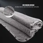 Super Absorbent 900 GSM Gray Microfiber Car Drying Towel 7 64043 e36323