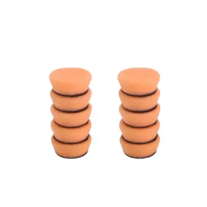1/2 Inch Heavy Cut Orange Mini Polishing Pads for Car Drill & Polisher