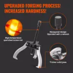 2-Piece Reversible Jaw Gear Puller Set – 3" & 7" Heavy-Duty Puller Kit 7 64110 566d01