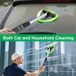 Windshield Cleaning Tool with Extendable Handle & Microfiber Pads 6 64232 5e0546