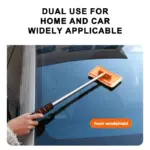 Car Windshield Cleaning Brush with Retractable Handle and Soft Wash Cloth 6 64311 81ff25