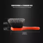 Soft Bristle Wheel Tire Cleaning Brush with Orange Handle 8 64364 5435a2