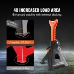 Heavy Duty Car Jack Stands 3/6 Ton Double Locking Adjustable Height 5 64425 f6c8c5