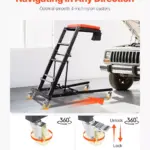 Adjustable Automotive Topside Creeper 42.5"-64.8" 400 LBS Capacity 7 64499 ef0f4d