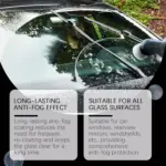 Hydrophobic Windshield Coating 70ml - Waterproof Car Windscreen Cleaner & Rainproofing Agent 5 64529 70312c