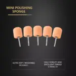 Orange Flexible Shaft Cylinder Polishing Pad Set - 5Pcs 4 64656 dfa66e