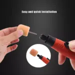 Orange Flexible Shaft Cylinder Polishing Pad Set - 5Pcs 7 64656 e26333