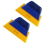 2pcs Soft Silicone Squeegee for Car, Home & Window Tint Cleaning - 5 Inch 3 64853-b1803c.webp