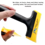 Long Handle Car Windshield & Glass Cleaning Squeegee with Rubber Scraper 5 64878 38cbeb