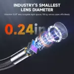 HD 1080P Articulating Endoscope Camera with 6.2mm Waterproof Lens & 4.3" Screen 6 65025 ba5a58