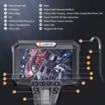 HD 1080P Articulating Endoscope Camera with 6.2mm Waterproof Lens & 4.3" Screen 8 65025 cb711e