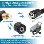 High Pressure Washer Gun 4350 PSI with 7 Nozzle Tips & Quick Connector 5 65061 34b14a