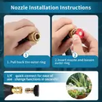 High Pressure Washer Gun 4350 PSI with 7 Nozzle Tips & Quick Connector 7 65061 a2314b