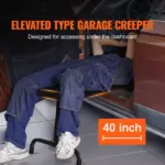 Adjustable Under Dash Creeper 40" with 6 Height Levels for Car & Truck Work 5 65071 9bac41