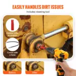 High Pressure Grease Gun Coupler 10000 PSI Quick Release NPT 1/8 Fitting 6 65105 ab6687
