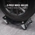 Heavy Duty Car Wheel Dollies with Casters 4 65182 454a03