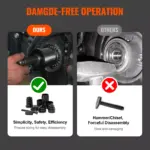 23PCS Front Wheel Drive Bearing Puller & Installer Kit 7 65246 1d65a4
