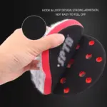 5-Inch Blue Medium Cut Wool Polishing Pad with Hook & Loop Backing for Car Buffing 8 65290 e3d7b3