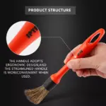 5-Pack Car Detailing Brush Set - Soft Mixed Hair Interior & Exterior Kit 6 65311 512689