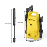 125Bar Electric High Pressure Washer with Adjustable Nozzle & Quick Connect Kit 12 65470 9382c9