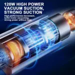Powerful Portable Car Vacuum Cleaner with 120W Suction & LED Light 10 65550 3b86d2