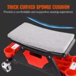 Heavy Duty Rolling Mechanic Seat with Tool Trays & Drawer – 300 LBS Capacity, Ideal for Garage & Automotive Work 6 65588 cfc296