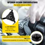 30-Piece Oil Filter Socket Set – Low Profile Cap Wrench Kit for Car Repairs 7 65627 44953a