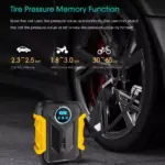 Portable Digital Car Tire Inflator with Auto Shut-Off & LED Light 7 65657 3fe350