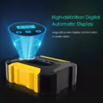 Portable Digital Car Tire Inflator with Auto Shut-Off & LED Light 8 65657 bd3fb1