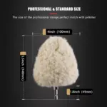 4" Wool Polishing Ball for Drill 9 65894 d6ecc3