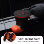 5" & 6" Dual Action Polisher Backing Plate with Hook & Loop 5 65912 5cccac