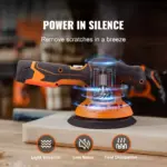 6-Inch Cordless Car Buffer Polisher with 6-Speed Control and 4 Pads 4 66310 e1cebd