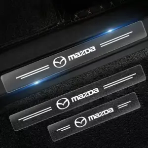 4PCS Transparent Car Door Sill Protector Stickers for Mazda CX-5, CX-30, MX-5