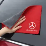 Mercedes-Benz Car Towel & Detailing Brush – Suede & Coral Fleece Cleaning Cloth 7 66951 3a46cc