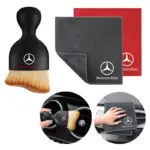 Mercedes-Benz Car Towel & Detailing Brush – Suede & Coral Fleece Cleaning Cloth 4 66951 6c0fd7