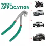Universal Car Dent Puller Pliers Repair Kit for Mazda, Ford, and Honda 9 67337 c06302