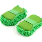 2Pcs Coral Car Wash Gloves & Sponges for Toyota, Ford, BMW 7 67540 1856a9