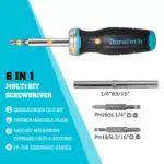 6-in-1 Ratchet Screwdriver with Quick-Load Function 4 68007 b14b33